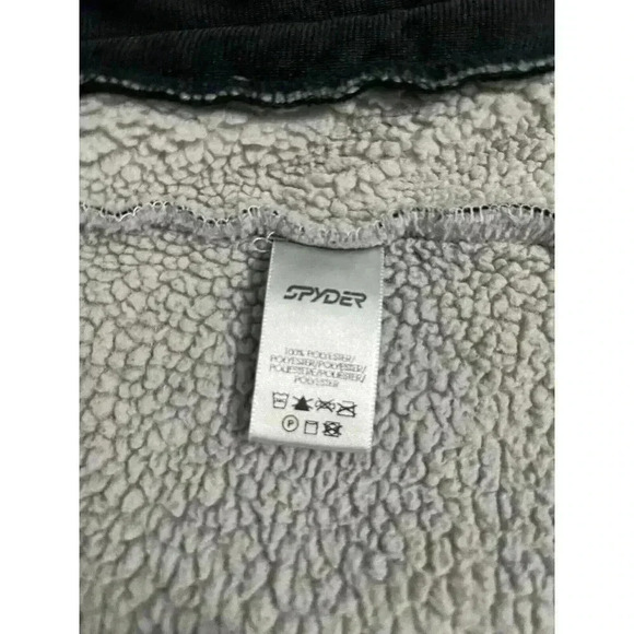 Spyder Fleece Women’s L Black Sweater  Jacket Full Zip - Picture 6 of 11
